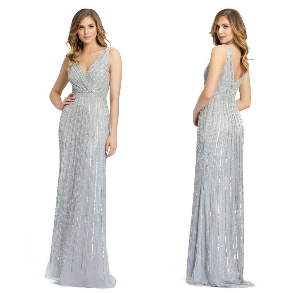 MAC DUGGAL | PLUNGING SURPLICE GOWN 5219 - Picture 2 of 3